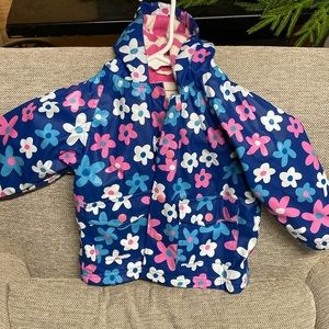 Hatley toddler raincoat, Terry cloth lined